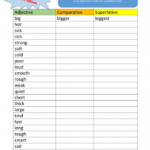 More Comparatives And Superlative Adjectives Worksheets 99Worksheets