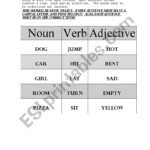 Noun Verb Sentences Worksheets Db excel