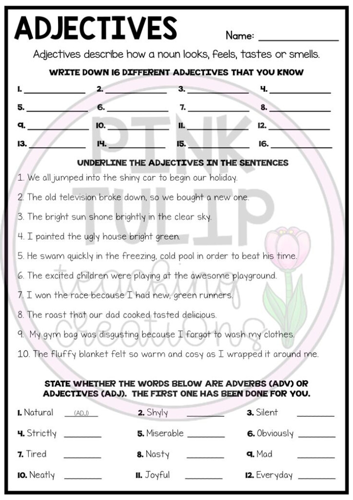 Parts Of Speech Grammar Workbook Parts Of Speech Part Of Speech 