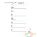 Past Participles Worksheet