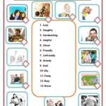 Personality Adjectives Adjective Worksheet Personality Adjectives