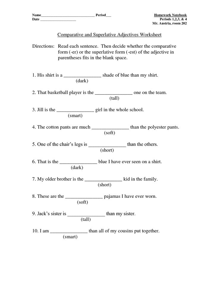 Pin On Comparative Superlative Adjectives