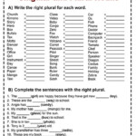 Plural And Singular Nouns Worksheets Worksheets Master