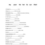 Possessive Adjectives English Esl Worksheets Db excel