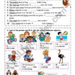 Possessive Adjectives Worksheet Possessive Adjectives Adjectives