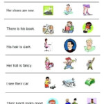 Possessive Adjectives Worksheets For Kids