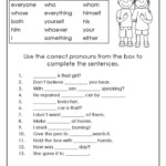 Pronouns Worksheet 3 Pronoun Worksheets Parts Of Speech Worksheets