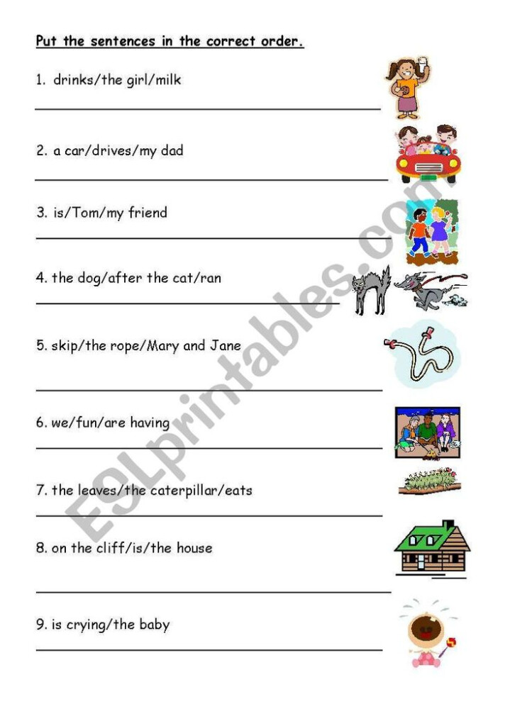 Correct Order Of Adjectives Worksheets Adjectiveworksheets