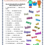 SIMPLE PAST TENSE English ESL Worksheets For Distance Learning And