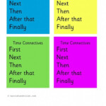 Simple Time Connectives Prompt Perfect For Teaching Time Connectives To