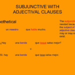 Subjunctive With Adjectival Clauses YouTube