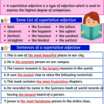 Superlative Adjective Definition Examples List Superlative