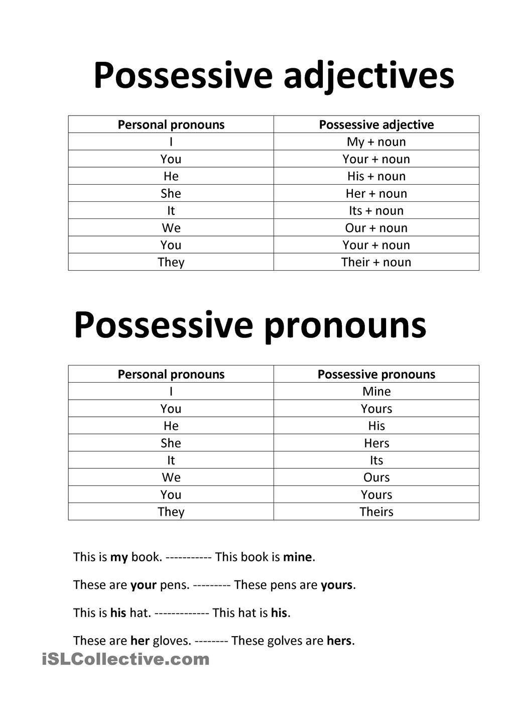 possessive-adjectives-long-form-spanish-worksheet-answers