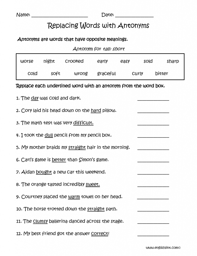  Worksheets Word Game 2 5 Worksheets Word Game 2 Replacing Words 