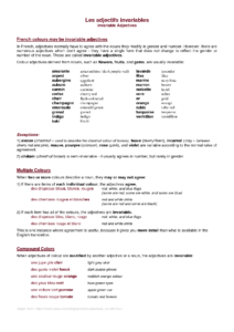 17 French Adjectives Worksheet Worksheeto - Adjectiveworksheets.net