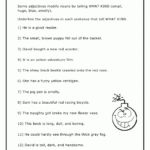 4th Grade Kinds Of Adjectives Worksheets With Answers Kidsworksheetfun