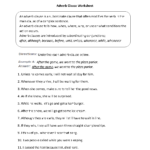8th Grade Adverb Clause Worksheet Kidsworksheetfun