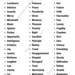 Abstract Noun List Of 150 Common Abstract Nouns In English ESL