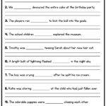 Add An Adverb To The Sentences Worksheet Adjectives Sentence