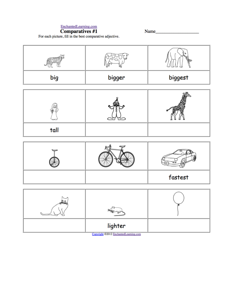 Adjective And A List Of Adjectives EnchantedLearning