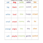 Adjective Bingo English ESL Worksheets Pdf Doc