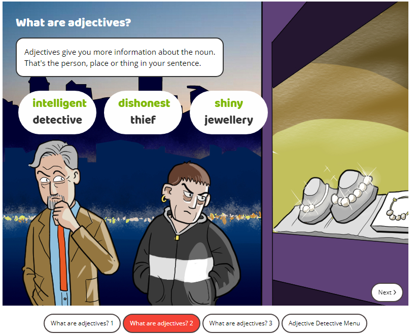 Adjective Detective Content ClassConnect