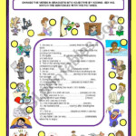 ADJECTIVE ENDINGS Ed ing ESL Worksheet By Cagreis