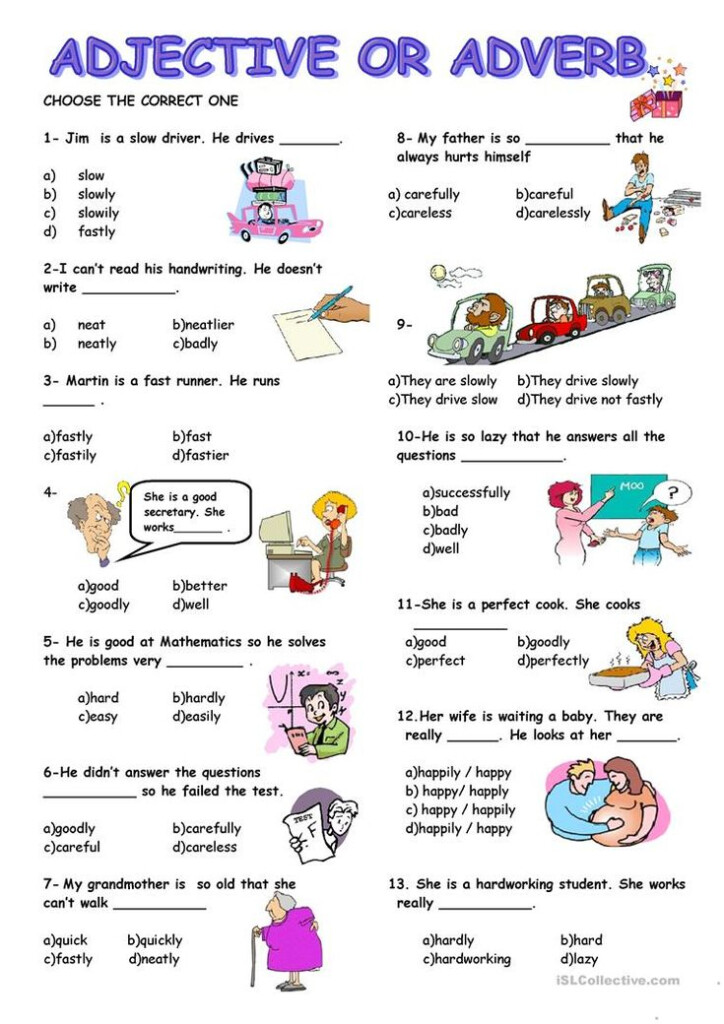 ADJECTIVE Or ADVERB Worksheet Free ESL Printable Worksheets Made By 