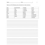 Adjective Pattern General Gramma English ESL Worksheets Pdf Doc