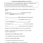 Adjective Phrase Worksheet With Answers Pdf Kidsworksheetfun