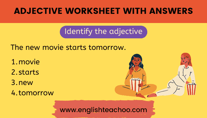 Adjective Worksheet With Answers EnglishTeachoo