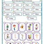 Adjectives Adjective Worksheet Kindergarten Worksheets Adjectives