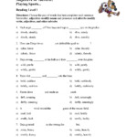 Adjectives And Adverbs Worksheet Printable Sheet Education