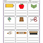 Adjectives Color Size Shape Worksheet By Teach Simple