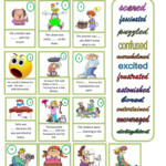 ADJECTIVES ENDING IN ED English ESL Worksheets Pdf Doc