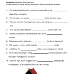 Adjectives Fill In The Blank Worksheet Have Fun Teaching