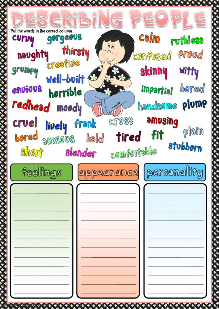 Adjectives Interactive And Downloadable Worksheet You Can Do The 