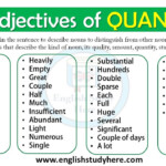 Adjectives Of QUANTITY English Study Here English Study Adjectives