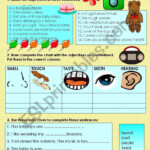 ADJECTIVES RELATED TO THE FIVE SENSES ESL Worksheet By Maytechuna