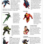 Adjectives To Describe A Hero Worksheets 99Worksheets