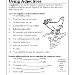 Adjectives Worksheets For 6th Grade Worksheets Master