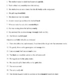 Adverb Or Adjective Worksheet With Answers