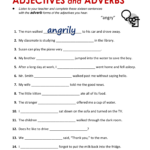 Adverb Worksheet For Class 3 With Answers Worksheets