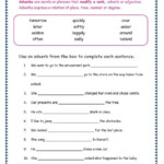 Adverbs 5Th Grade Worksheet