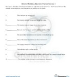 Adverbs Modifying Adjectives Free Worksheet