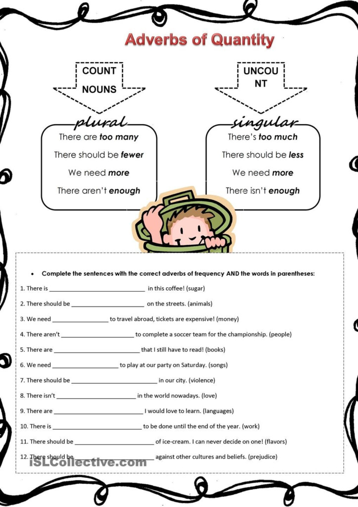 Adverbs Of Quantity Adverbs Adjectives Lesson Teaching Adjectives