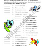 Choose Between Adjective Or Adverb ESL Worksheet By Pya007