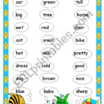 Circle The Adjectives ESL Worksheet By Natgra24