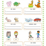 Comparative Adjectives Worksheets 2nd Grade