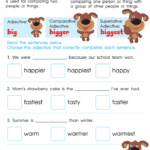 Comparative And Superlative Worksheet Free Printable PDF For Children